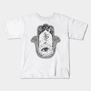 Belly Dance Hamsa Tattoo Kids T-Shirt